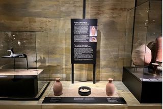 Museum display for Ancient Egypt in Denmark's exhibition for the Scent of the Afterlife