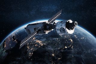 satellite above Earth