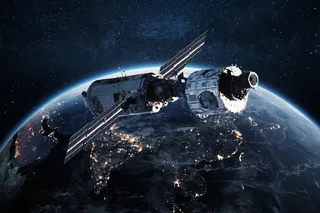 satellite above Earth