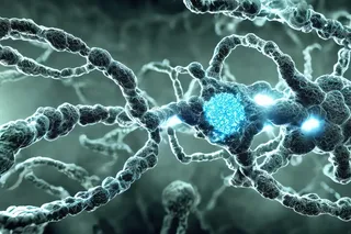 a blue eukaryogenesis cell