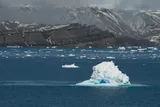 broken off ice chunk from antarctica 