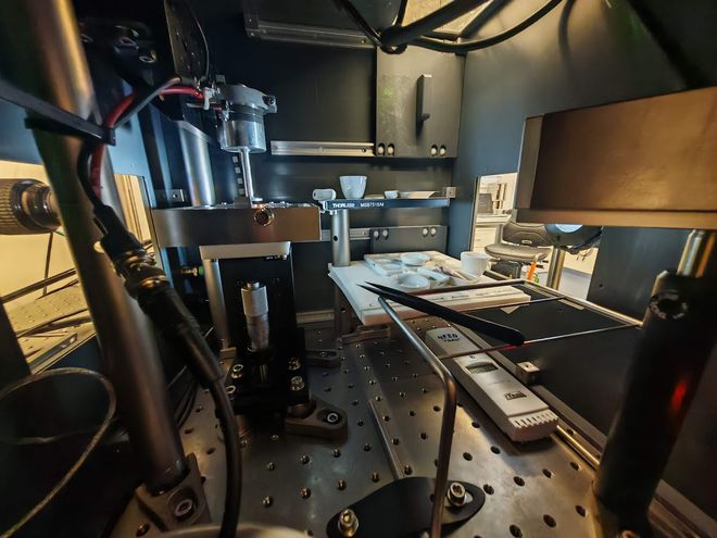 technical equipment inside a lab