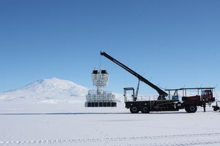 ANITA neutrino research in Antarctica, where mysterious radio pulses occured