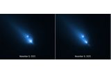 Hubble Caught an Accidental Glimpse of a Comet Breakup, Snapping Pictures of Bright Blue Fragments