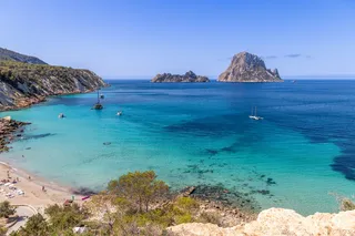 Beautiful ocean view on Ibiza