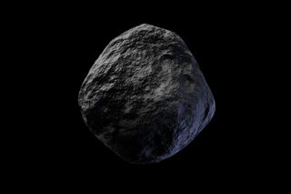 Asteroid bennu in space 