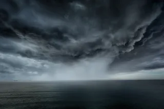 Carnian Pluvial Event rain clouds 