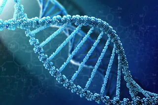 Illustration of a strand of DNA