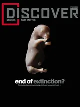 Cover of the Spring Issue 2026, including the embryo of a white rhino