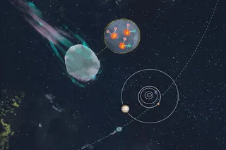 Illustration of origins of comet 3I/ATLAS