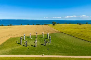 Famous tourist attraction on the island of Lolland in Denmark