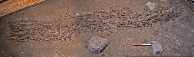 Mosaic of one weir segment for research in Denmark