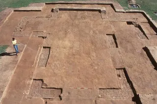 foundation of brick chapel