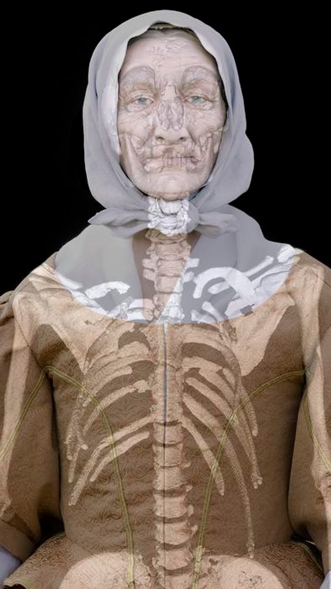 forensic reconstruction of Anne Wolseley Calvert forensic reconstruction of Anne Wolseley Calvert