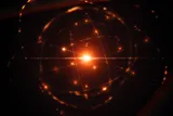 Atom that represents helium