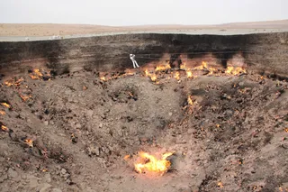 Researcher searches for dark microbiome at the door to hell