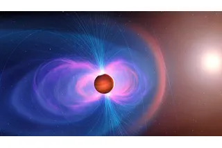 pulsing magnetic field around a hot Jupiter exoplanet 