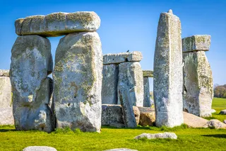 Stonehenge on a sunny day 