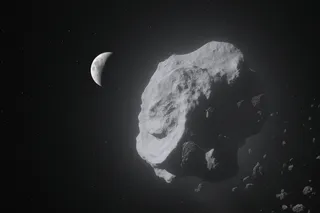 Large asteroid coming for the moon