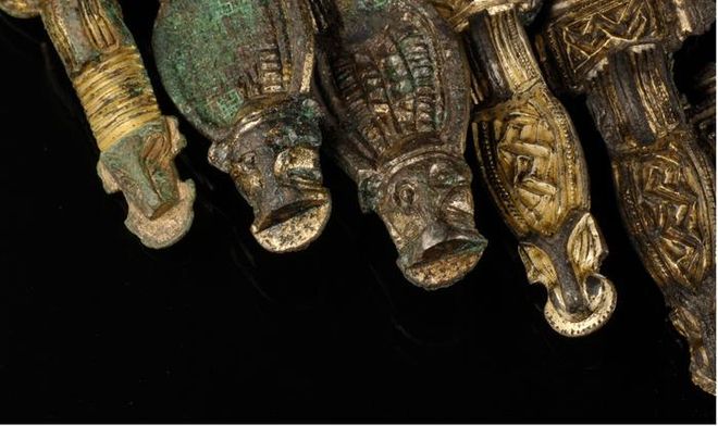 Animal Head Brooches from Hungary Cemetery 