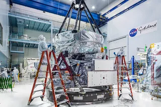 Nancy Grace Roman Telescope assembly by NASA