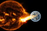 Bright solar flare coming to Earth 