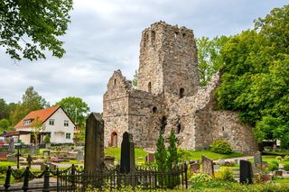 medieval church ruins 