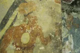 Murals of 10K-2 showing scribe portrait of the king
