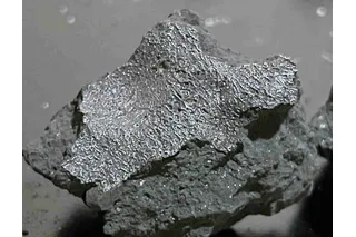 gray meteorite fragment 