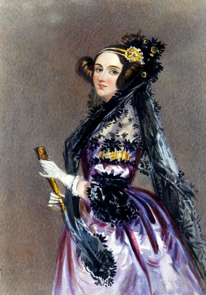 Ada Lovelace portrait, a famous scientist