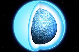 white dwarf stars can crystallize
