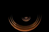 several orange rings make up the Crescent of Mars