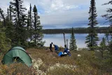 Camping site of Dr. Gordon Osinski in the finding of a meteorite in Quebec