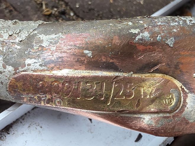 serial number from the plane 
