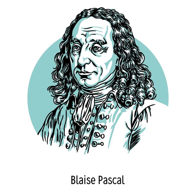 Illustration of Blaise Pascal Illustration of Blaise Pascal