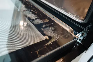 Dots on a oven door