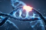 Illustration of DNA, referencing gene editing technique