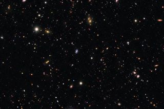 image of star and other celestial bodies with supernova SN 2026gzf in the  middle