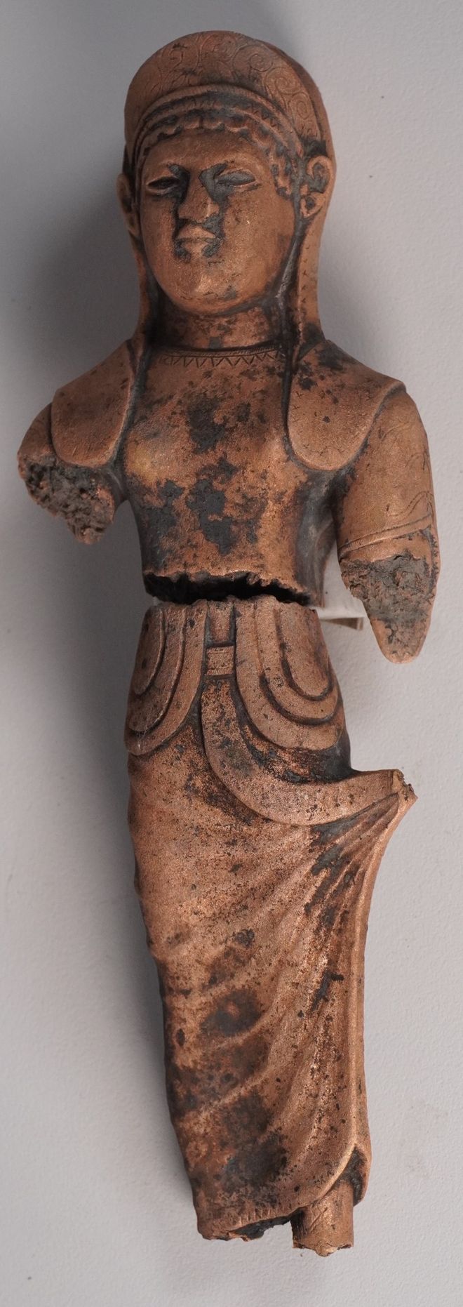 bronze statue of a person 