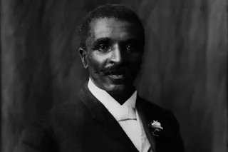 George Washington Carver, portrait of famous scientist