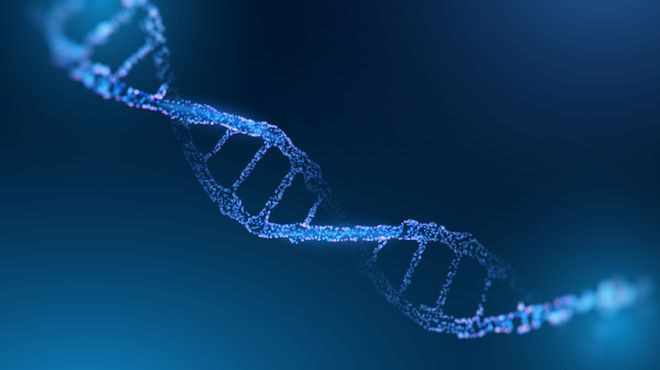 DNA strand illustration, important scientific discovery