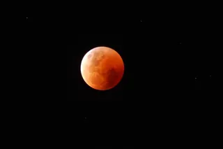 Blood moon eclipse 