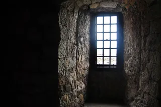 sunglight through an old church window