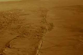 Aerial view of the San Andreas Fault