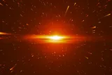 particles exploding from the big bang