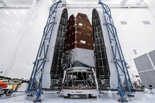 Roman space telescope in side the capsule 