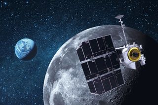 satellite around the moon