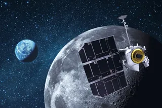 satellite around the moon 