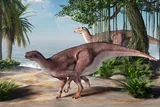 pair of iguanodons 