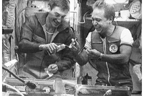 Krikalev and Volkov